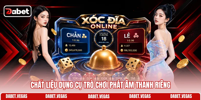 Cách Nghe Vị Xóc Đĩa - Bí Kíp Cược Vàng, Ăn Tiền Thả Ga 3 Chất liệu dụng cụ trò chơi phát âm thanh riêng