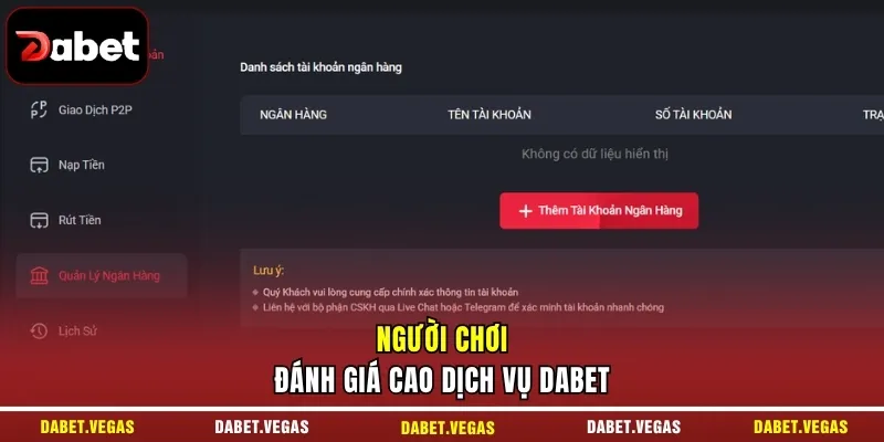 DABET 24 Người chơi đánh giá cao dịch vụ DABET